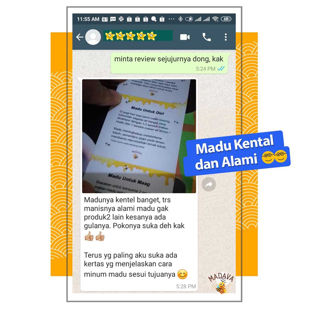 [ASLI] Madu MURNI Madava 350 gram - 100% Madu Asli - Madu Hutan - Madava Honey