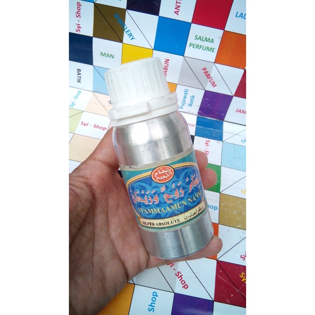 Bibit Parfum SILVER ABSOLUTE By SYAMMAMUN NA'IM 100ml SEGEL