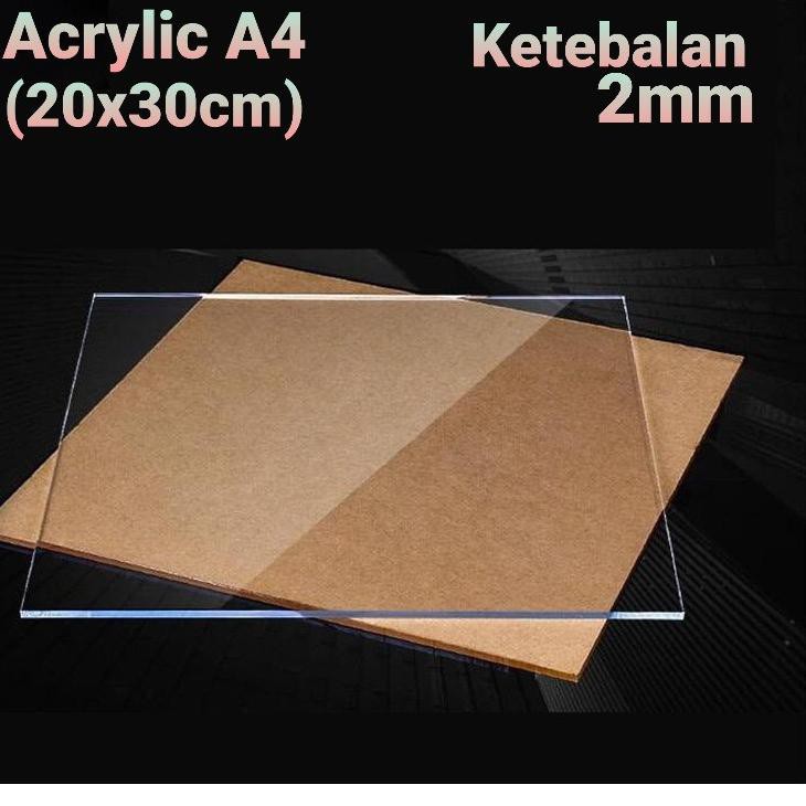 

Saleϟfast Akrilik Clear lembaran A4 2mm Grosir