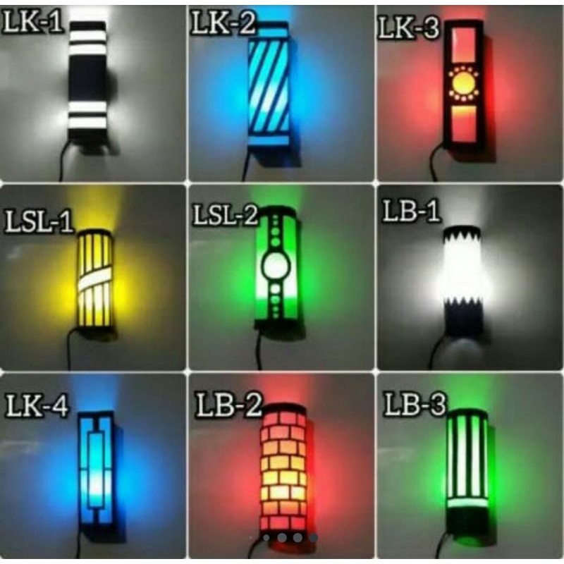LAMPU HIAS TEMPEL DINDING KAMAR RUANG TAMU
