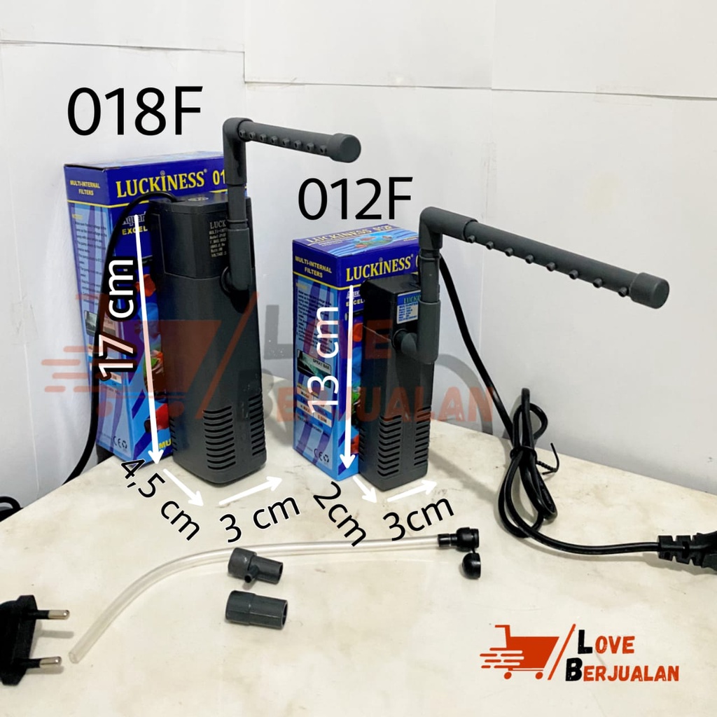 YANG YP1000L Internal Mini Filter Mesin Pompa Aquarium YP 1000L IPMAN IP1000L IP LUCKINESS 012F 018F