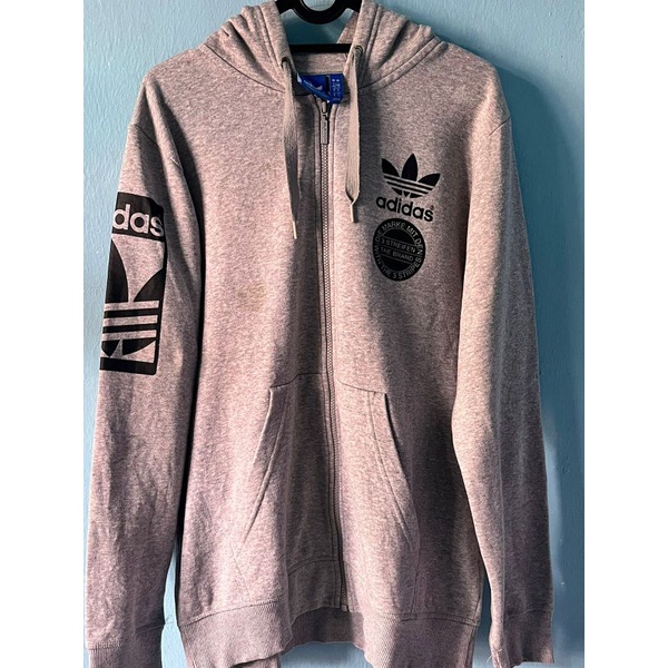 Hoodie Zipper Adidas tripoil original