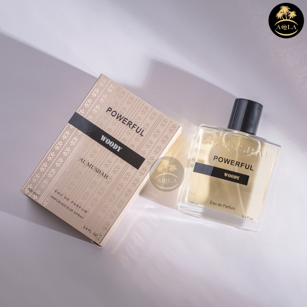 Al Musbah Powerful Woody Perfume EDP 100 ml / Minyak Wangi Saudi Asli