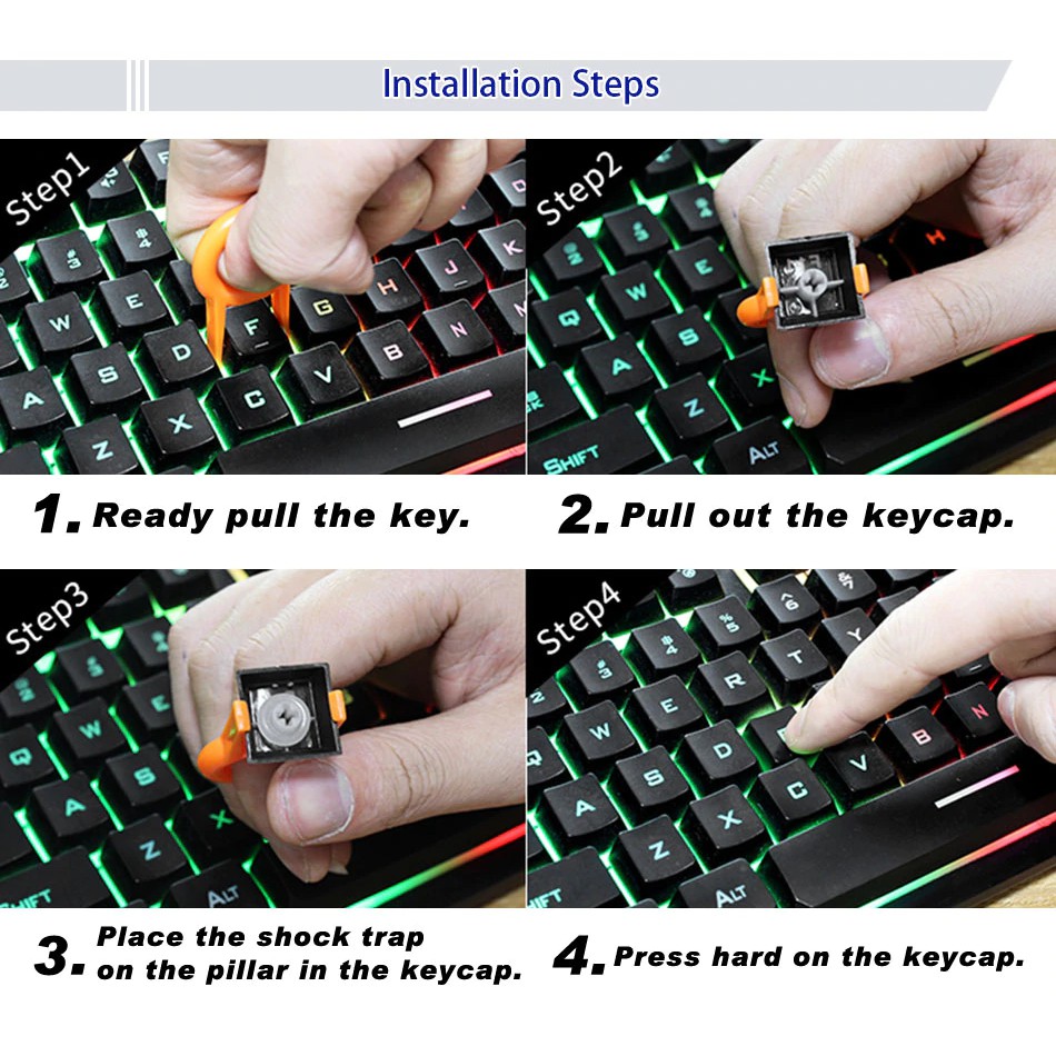 Mechanical Keyboard Rubber O-Ring Switch Dampeners