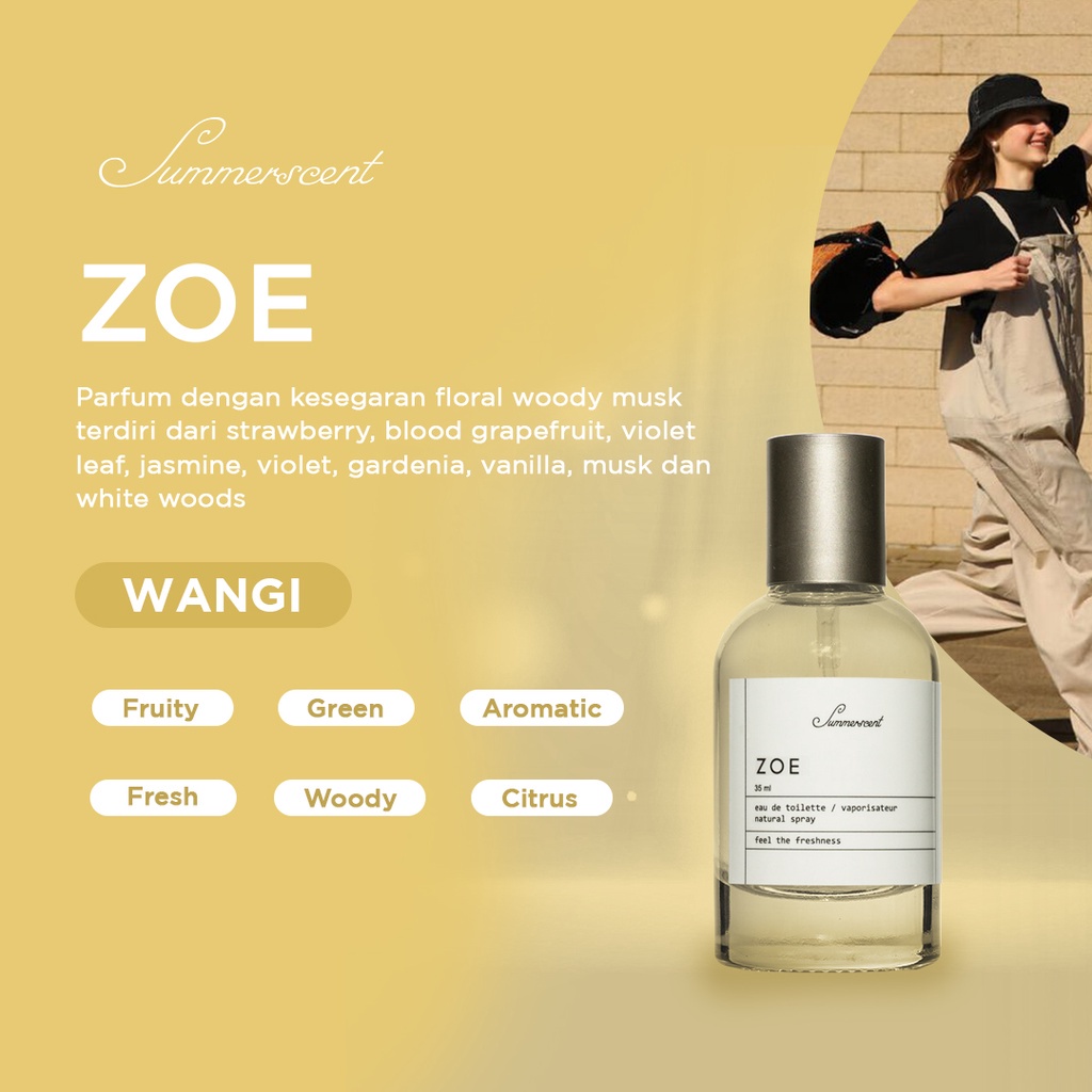 PARFUM SUMMERSCENT ZOE 35ML BPOM