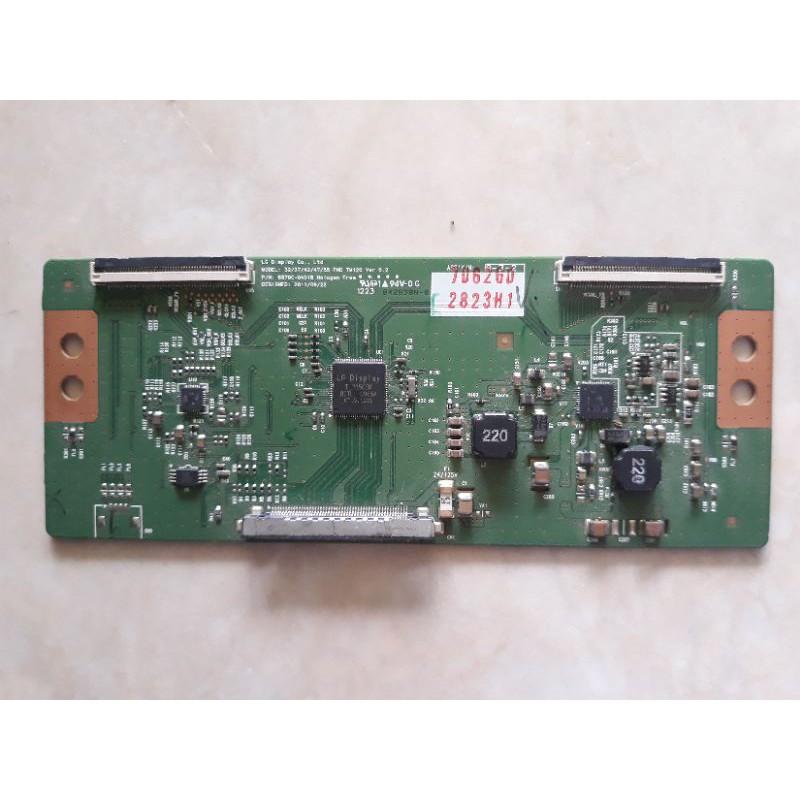 TCON TICON-BOARD LOGIC LG DISPLAY MODEL 32 37 42 47 55 FHD TM120 VER 0.2 PN 6870C-0401B