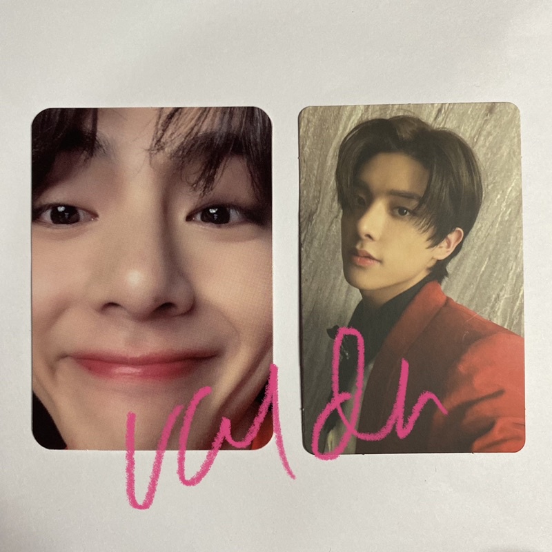 booked photocard pc v taehyung zoom dicon & jake scylla bts enhypen official