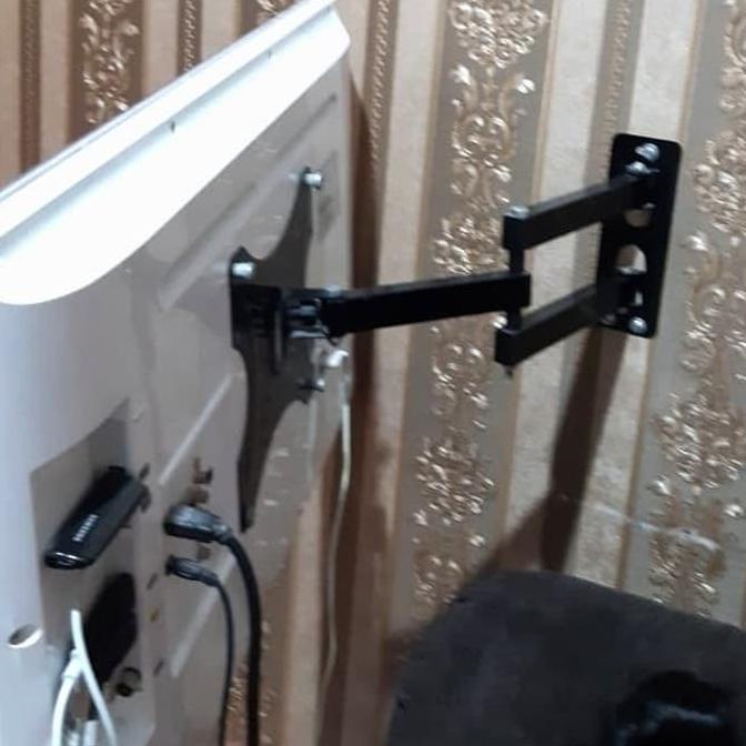 Bracket Tv Lengan 19 24 32 Inch Khusus Sharp Panasonic Samsung Tcl