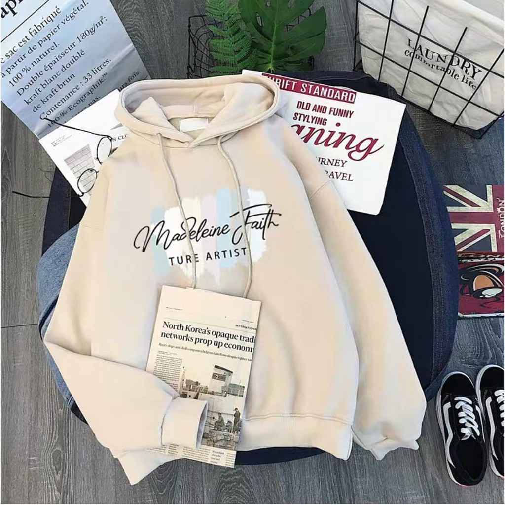 pakaian wanita - madeleine hoodie sweater - sweater wanita casual