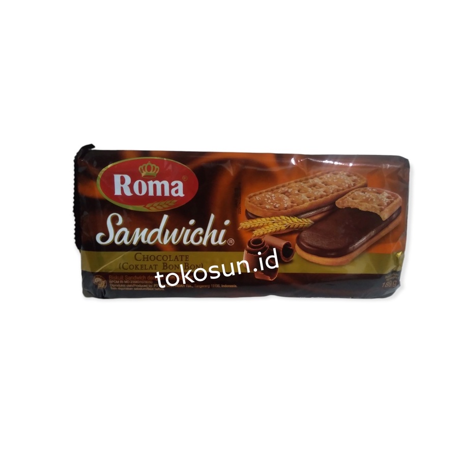 

Roma sandwich chocolate (cokelat bon bon) 216gr