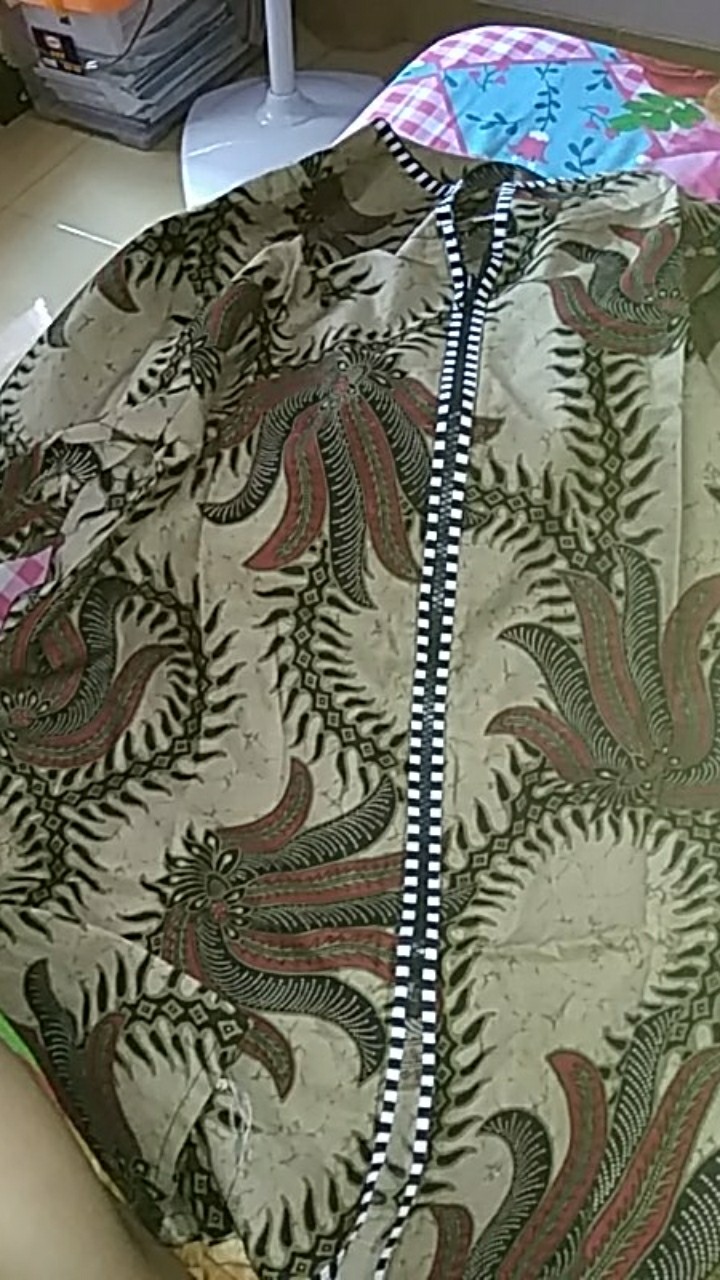 Atasan Batik Dolby Dolbi Dobby Doby Tenun Sutra Tulis Halus Katun Atbm Baron Zipper Zebra Series