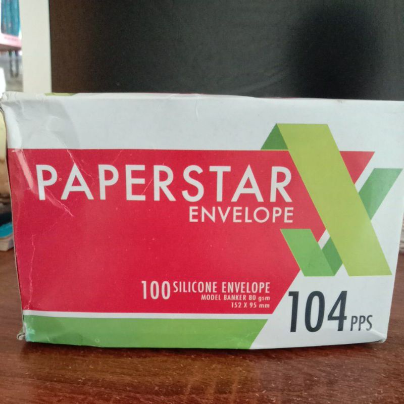 

Amplop Paper Star Putih 104PPS