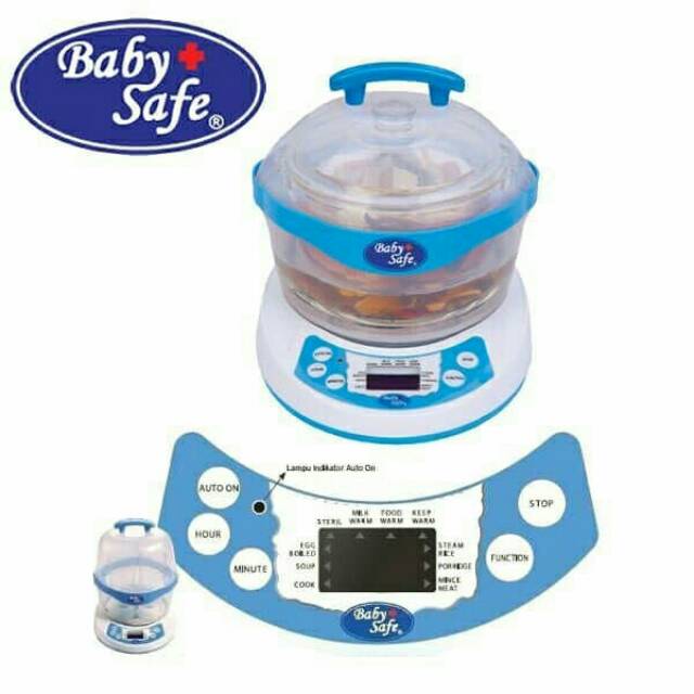 ♥BabyYank♥ Baby Safe 10in1 LB005 Food Maker / STERILIZER / Botol Penghangat Susu / STEAMER