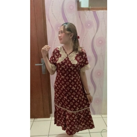 Daster Arab Renda Motif