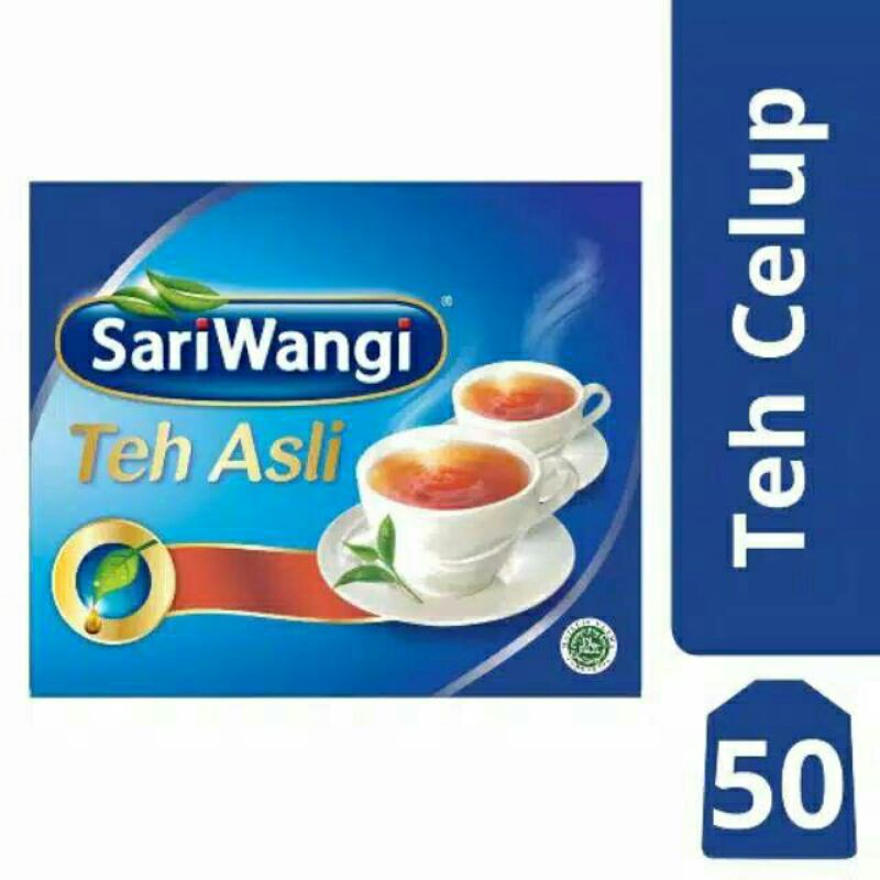 

TEH Celup Sariwangi Teh asli - 50 Kantong