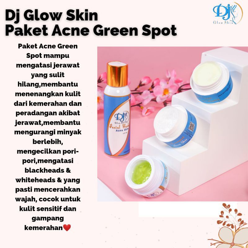 DJ GLOW ACNE BERUNTUS + FREE GIFT