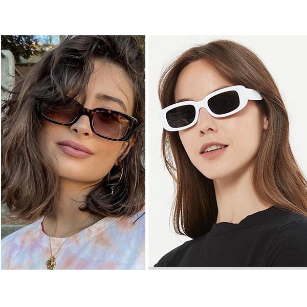 Kacamata Fashion Wanita Kacamata Gaya Persegi Panjang / Kacamata Retro Vintage Sunglasses Korean Import / TS-23