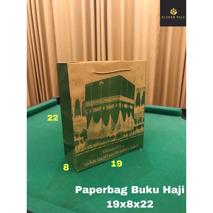 

NEW Paperbag Haji S 19x8x22 Tas Kertas Umroh Tas Oleh2 Souvenir Goodie Bag
