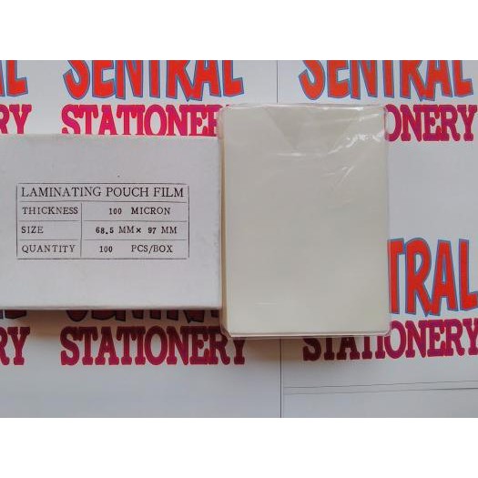 

☄ laminating pouch film ktp 100 micron ♔