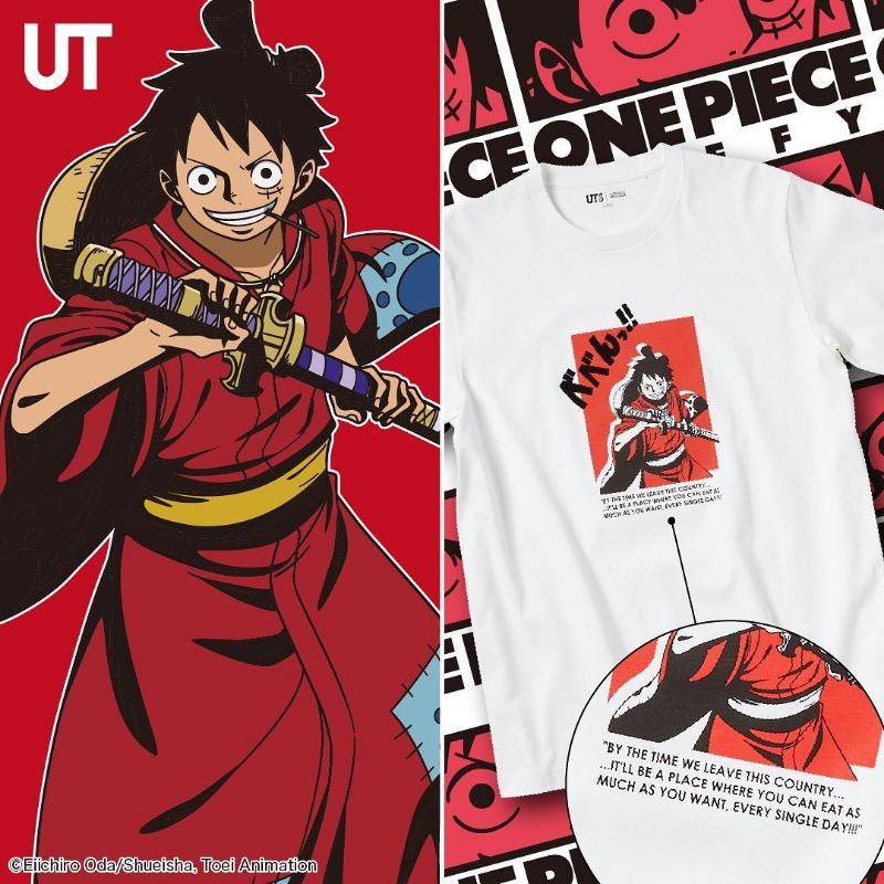 KAOS UNIQLO UT ONE PIECE