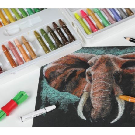 

PASTEL-DRY-OIL- FABER CASTELL HEXAGONAL OIL PASTEL 72 WARNA -OIL-DRY-PASTEL.