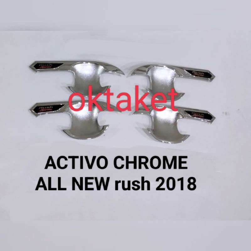 cover outer mangkok  all new Rush Terios  2018-20220 activo Chrome