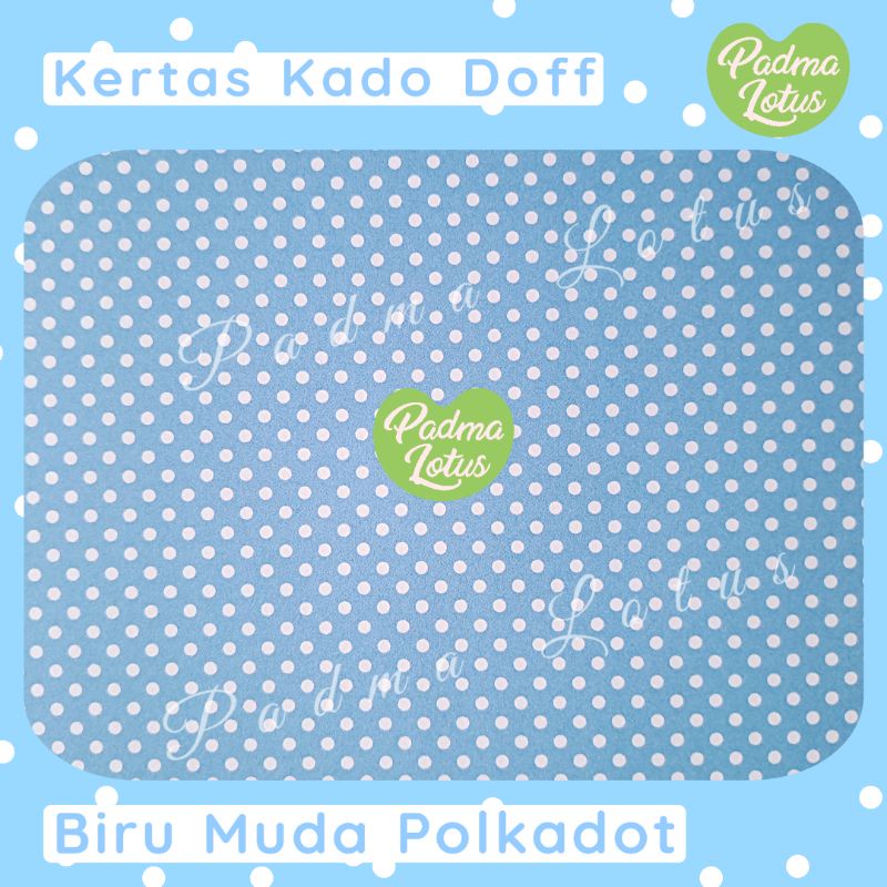 Kertas Kado Polkadot