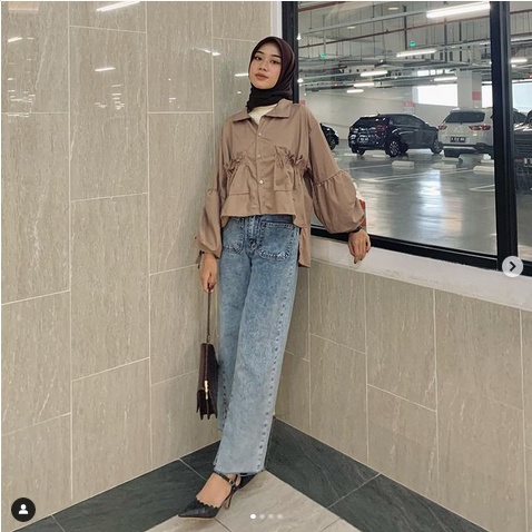 1KG MUAT 5PCS | LUMA BLOUSE SERUT ATASAN WANITA COTTON HITS OOTD FASHION WANITA SELEBGRAM