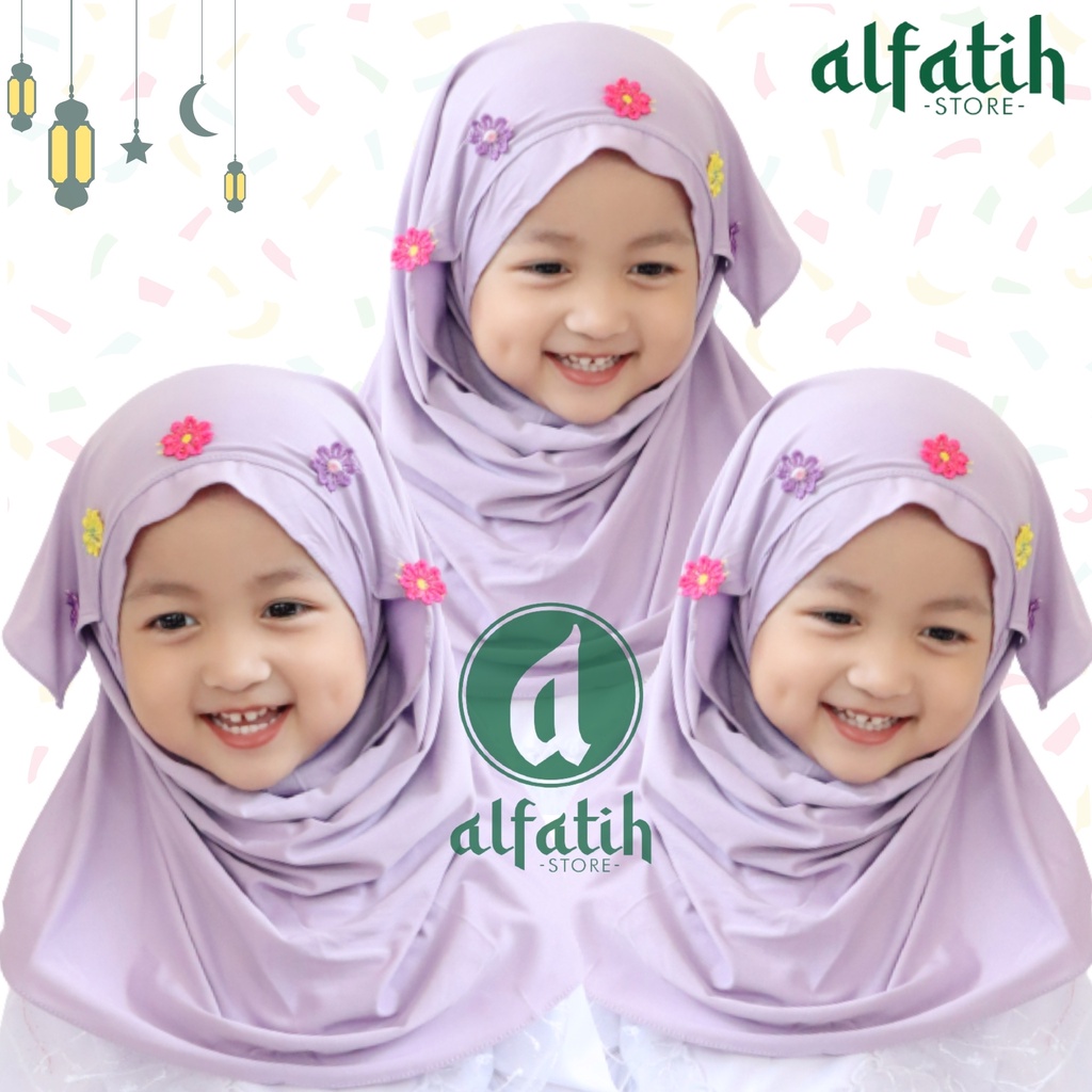 ALFATIH STORE / JILBAB ANAK PASTAN RENDA MELATI/ Jilbab Murah / HIJAB ANAK / HIJAB BAYI KERUDUNG COD / Kerudung Anak Jilbab Hijab Anak Bayi Perempuan / pastan baby / hijab anak / Jilbab Anak bayi Usia 0-3 Tahun Bahan Jersey Premium Nyaman Di Pakai