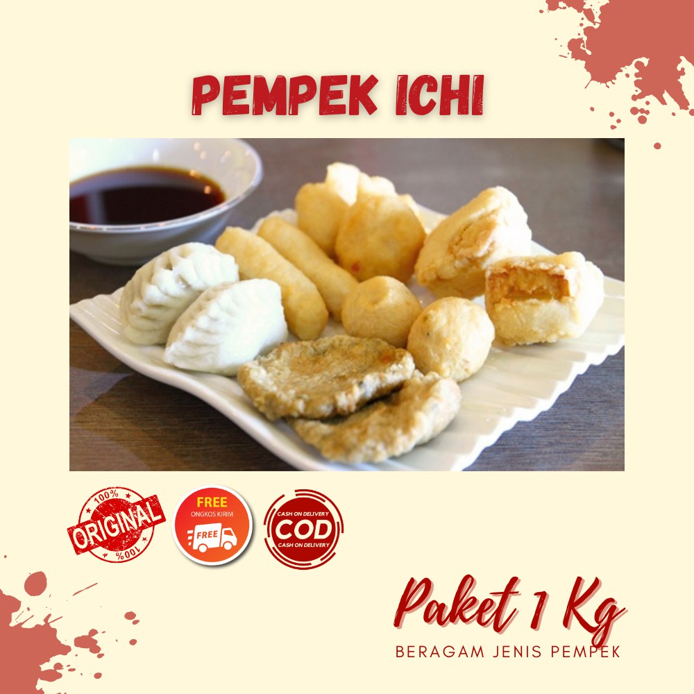 

Pempek Palembang Asli Kemasan 1 Kg | Kemasan Frozen | Pempek Ichi