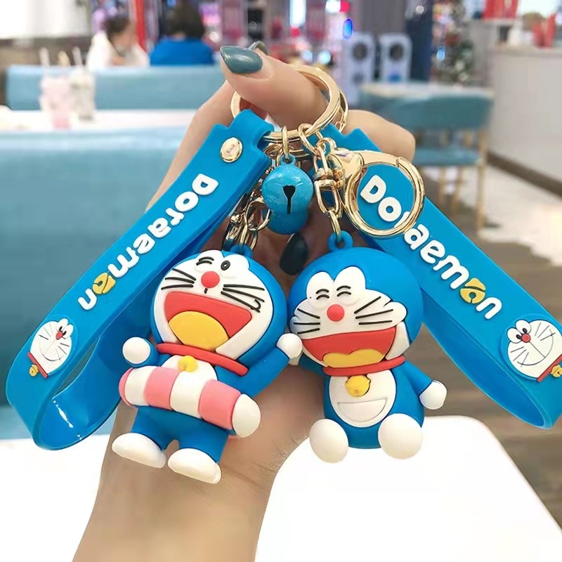 Gantungan Kunci Doraemon Murah Import - Keychain Karakter Doraemon/Mickey Korean Import