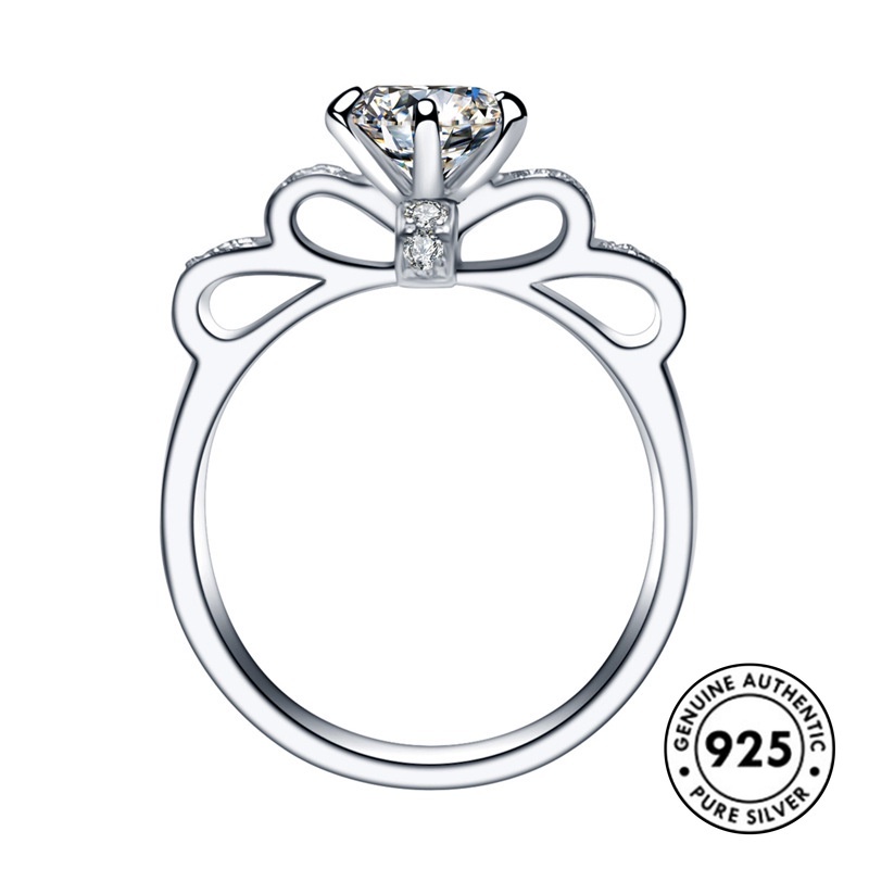 Cincin Sterling Silver 925 Model Pita Untuk Wanita