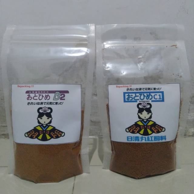 Paket Otohime B2 + C1 100gram per bag kemasan plastik