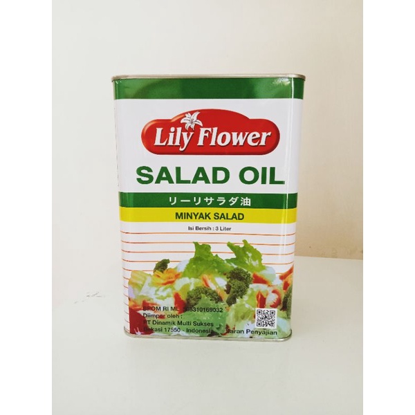 

salad oil Lily flower 3lt minyak salad