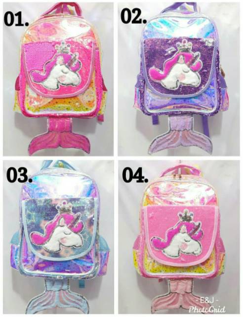 *TAS SEQUIN MERMAID BESAR*