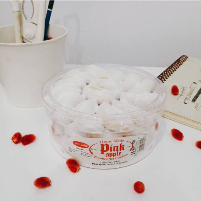

Kue kering PUTRI SALJU pink APple (BUDAYAKAN BACA DESKRIPSI !)