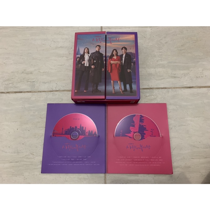 (BOOKED) PRELOVED OST Album Crash Landing on You (outbox dan CD only)