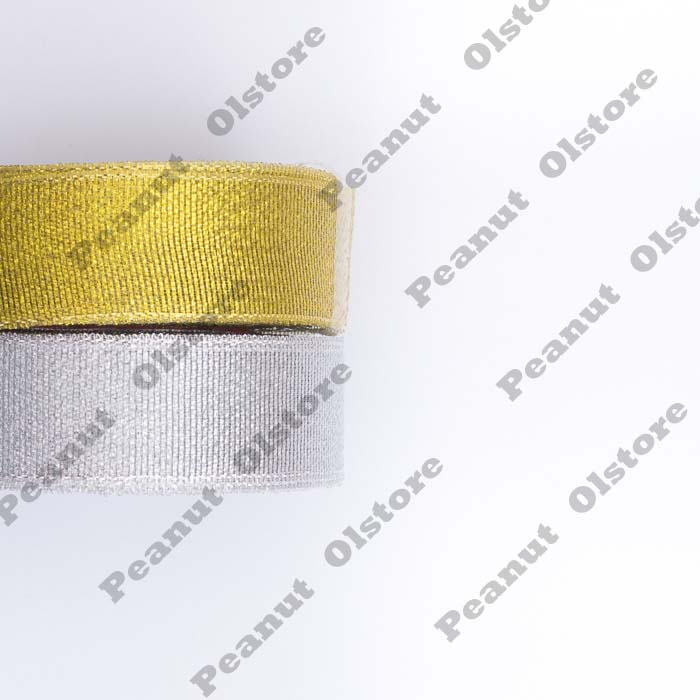 

Pita emas / perak 2,5cm per roll ( gold / silver 1 inch )