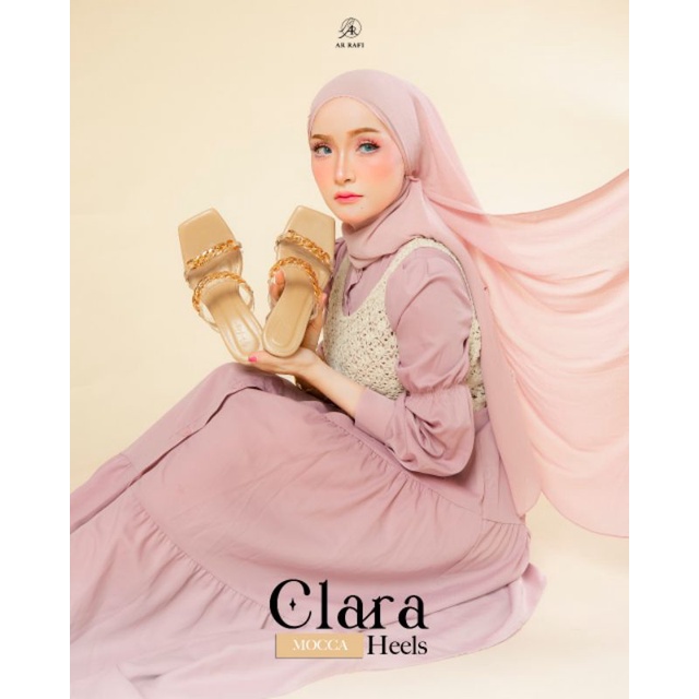CLARA HEELS//ARRAFI HIJAB//ARRAFI HIJAB OFFICIAL//SANDALARRAFI//TERBARU TERLARIS COD