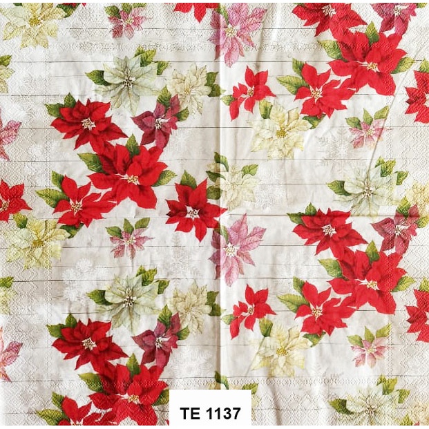 Tisu  Napkin Kerajinan  Decoupage Eropa  33X33 CM TE 1137 TTS