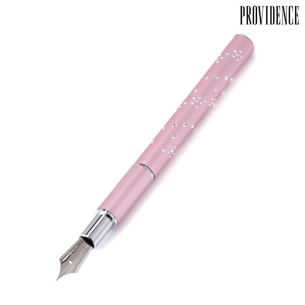 Providence 6Pcs/Set Nail Pen Pink Color Nail Design Metal Diamond Crystal Dotting Pen for Professional