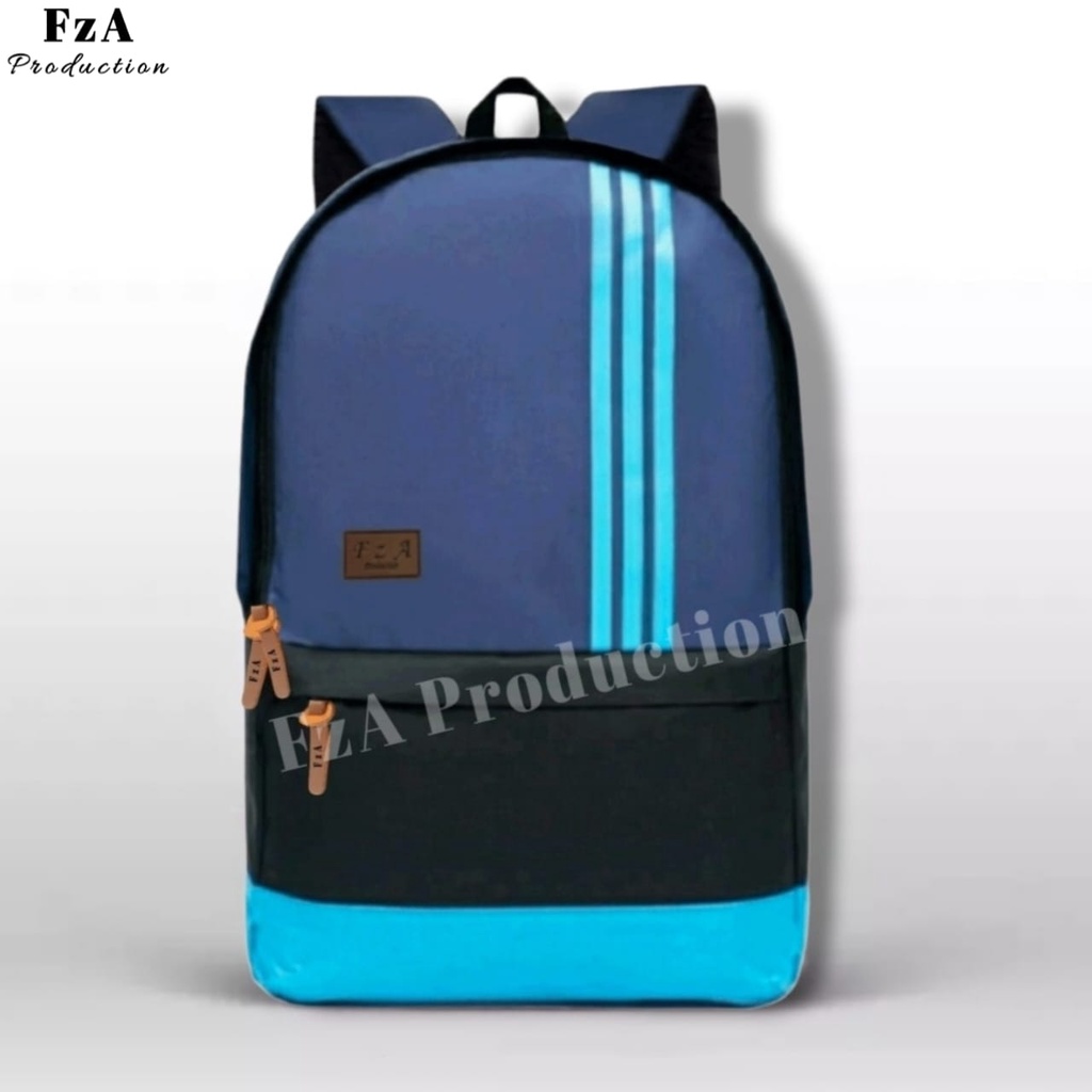 FzA Official - Tas Ransel Distro Casual Pria Wanita / Tas Ransel Laptop Backpack Sekolah Kuliah Distro Original Tas Punggung Laptop - BLLN