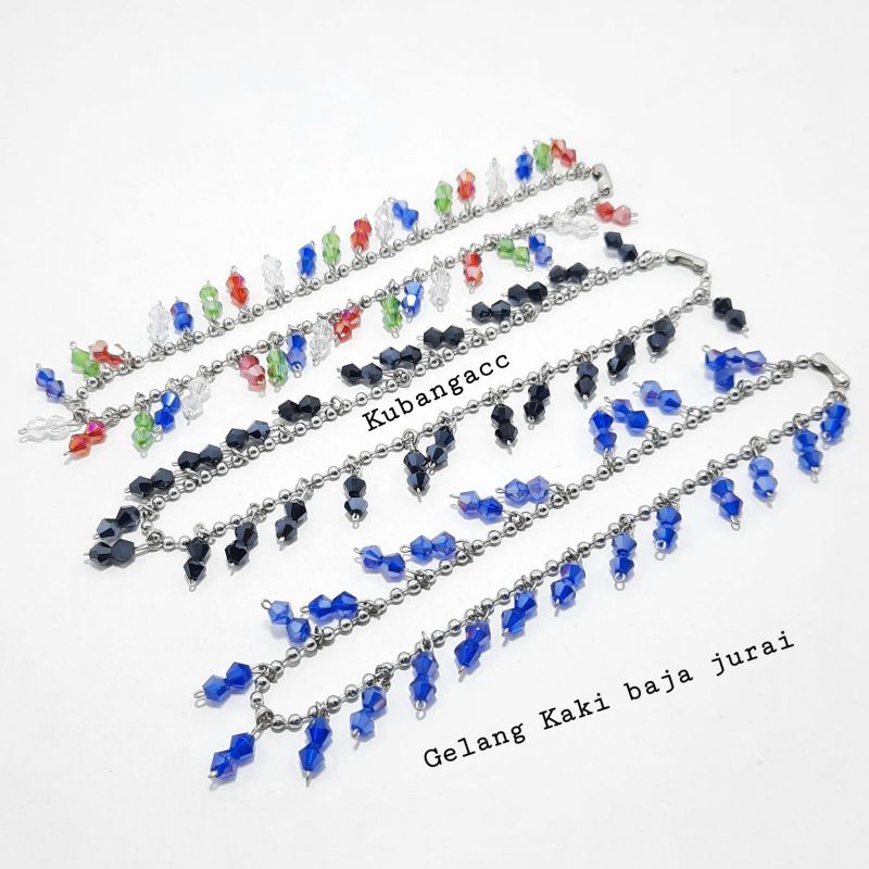 Gelang Kaki Wanita Gelang Kaki Baja Putih Jurai Gelang Kaki Monel Gelang Kaki Stainless Stell