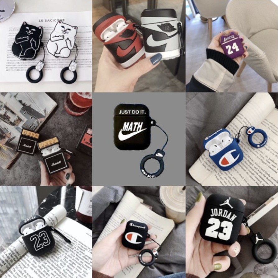 COD Case Airpods 2 3D Premium Gen Lucu Karakter Inpods 12 1 Polos Hitam i12 Boba Minnie Toothlessnas