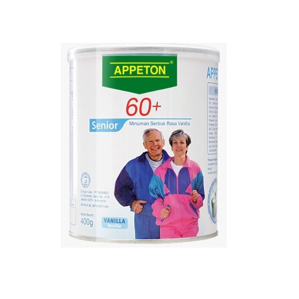 

Appeton 60+ Vanilla Susu Formula Kaleng 400gr