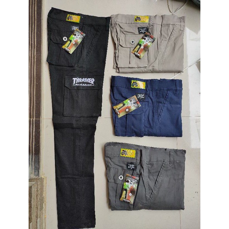 celana cargo panjang bagus twill premium