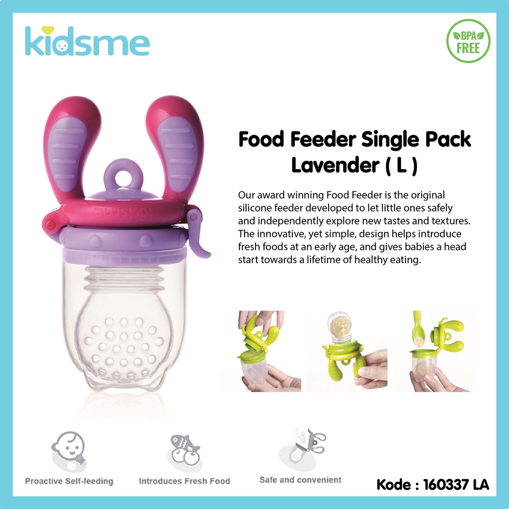 Kidsme Food Feeder L Teether Empeng Buah Fresh Food Feeder