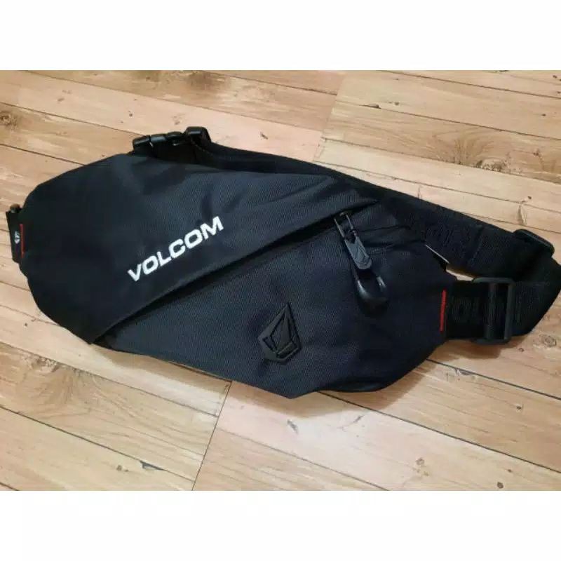 waist bag Volcom tas Volcom tas selempang Volcom Premium Logo Besi