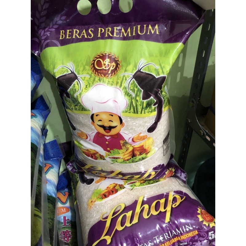 

BERAS PREMIUM LAHAP 5kg ENAK MURAH