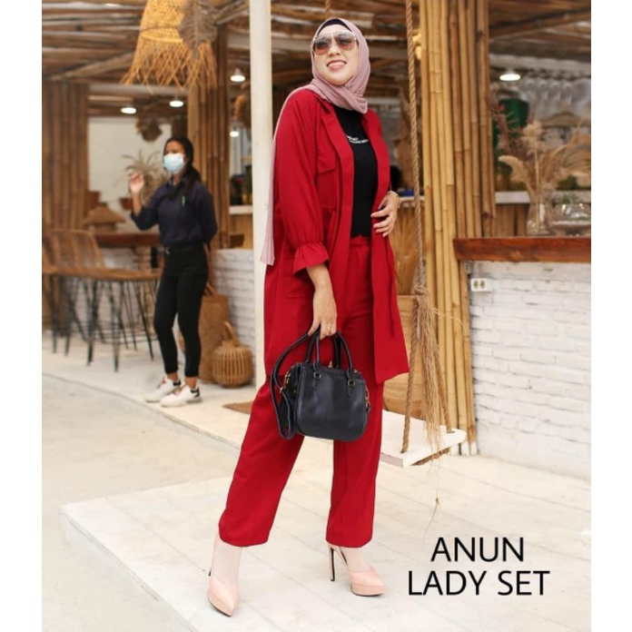 setelan celana wanita terbaru stelan celana kulot wanita remaja muslim modis kekinian korean style